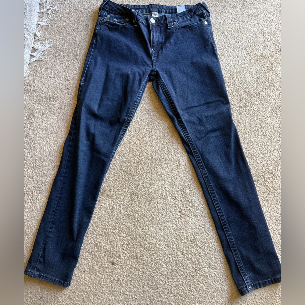 True Religion Dark Blue Women's Skinny Jeans 34